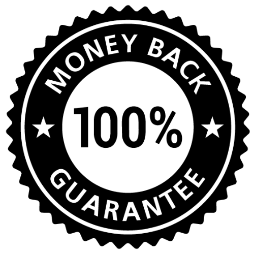 100% money back guarantee